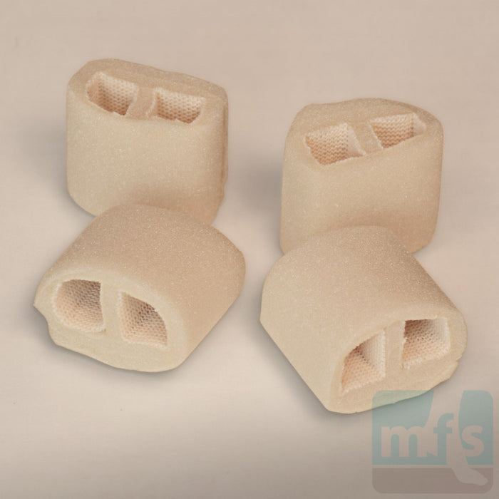 Double-Stall Tubular Foam Toe Bandages